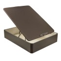 Canapé Naturbox Plus de Pikolin: gran capacidad, apertura fácil y diseño elegante con base tapizada y estructura resistente.