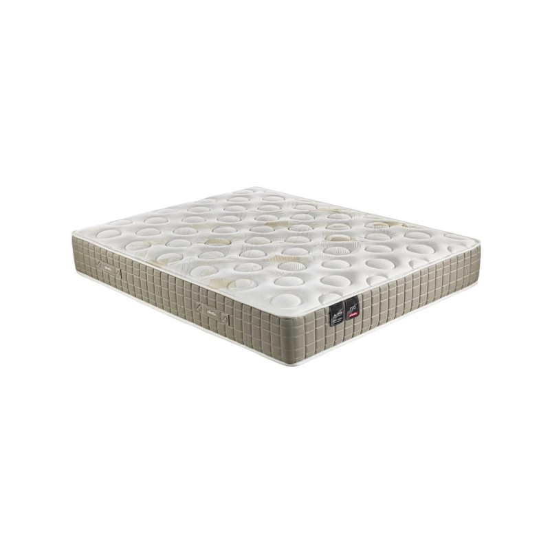Colchón Zeus CM11882 de Pikolin: muelles ensacados, viscoelástica y protección triple. Confort equilibrado.